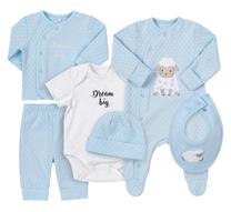Apģērbs zīdaiņiem, mazuļiem Bembi Baby Set, gaiši zila krās., 56, 6 gab.