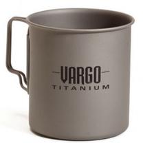 Puodelis Vargo MI, titanas, 0.450 l, ruda sp.