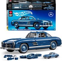 Конструктор, автомобиль Mattel Hot Wheels Mercedes Benz 300 SL HWW25, 1600 шт., синий цв.