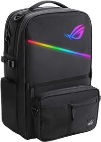 Portatīvā datora mugursoma Asus ROG Ranger BP3703 RGB Modular, melna krās., 17"