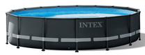 Baseins, karkasa Intex Frame Pool Ultra XTR, pelēka krās., 488 x 122 cm