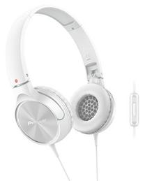 Vadu austiņas Pioneer SE-MJ522T-W, balta krās.