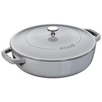 Cepšanas panna ar vāku Staub 40511-470-0, Ø 28 cm, čuguns, Grafīta krās.