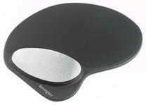 Pelės kilimėlis Kensington, 23.5 cm x 35 cm x 3 cm, sidabro sp./juoda sp.