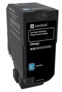 Тонер Lexmark CX725, синий цв.