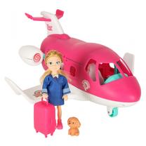 Кукла с аксессуарами RoGer Fun Airplane, 14 см, многоцветный