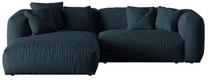Modulinė sofa Micadoni Martina, mėlyna sp., kairinė, 283 x 176 cm x 75 cm
