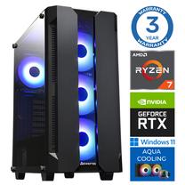Stacionārs dators Intop AMD Ryzen 7 7700X, DDR5 32 GB, SSD 1 TB, NVIDIA GeForce RTX 5050 8 GB GDDR6, Windows 11 Home RM59794