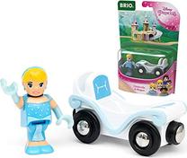 Автомобиль с фигурой Brio Disney Princess Cinderella & Wagon 63332200, многоцветный