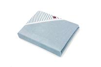 Bērnu dvielis BabyToLove Smart Stripes, zila krās., 107 cm
