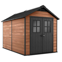 Sodo namelis Keter Newton 7511, 228 cm x 350 cm x 252 cm, ruda sp./juoda sp.