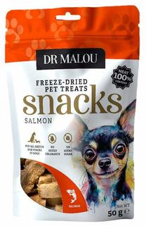 Skanėstas šunims Dr Malou Snacks Salmon, lašiša, 0.050 kg