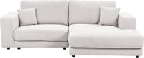 Kampinė sofa Beliani Lofoten, balta sp., dešininė, 250 x 190 cm x 86 cm