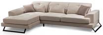 Kampinė sofa Hanah Home Frido 560ARE1169, kreminė sp., kairinė, 190 x 308 cm x 92 cm