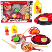 Rotaļu virtuves piederumi, ēdienu komplekts Happy Time Kitchen Set
