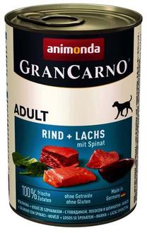 Влажный корм для собак Animonda GranCarno Beef, Salmon, Spinach, говядина/рыба/овощи, 0.4 кг