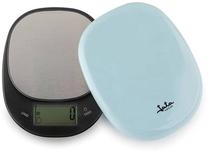 Elektroninės virtuvinės svarstyklės Jata Compact HBAL1202, juoda sp./žydra sp.
