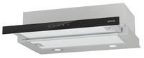 Įmontuojamas gartraukis Gorenje TH64E3SGB, nerūdijančiojo plieno sp. Prekė su pažeista pakuote.