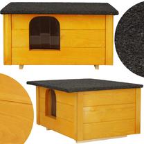 Šuns būda Springos DH001 YELLOW, 560 mm x 460 mm x 250 mm