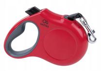 Automatinis pavadėlis Amiplay Infini Freedom M, raudona sp., M 5m