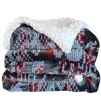 Pledas KFA-17, balta/pilka/raudona, 200 cm x 220 cm