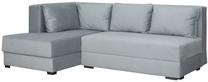 Kampinė sofa - lova Bodzio Judyta TJNL-P8, mėlyna sp./šviesiai pilka sp., kairinė, 155 x 225 cm x 77 cm
