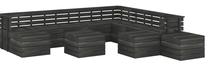 Lauko baldų komplektas VLX 12 Piece Garden Pallet Lounge Set
