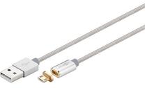 Vads Goobay USB A male, Micro USB + Micro USB-B male, 1.2 m