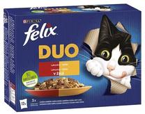 Mitrā kaķu barība Purina Duo, jēra gaļa/liellopa gaļa/vistas gaļa, 0.085 kg, 12 gab.