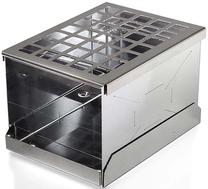 Salikts grils Petromax Pocket Stove, nerūsējošā tērauda krās., 20 cm