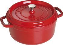 Emalēts čuguna katls Staub La Cocotte 40509-835-0, Ø24 cm, 3.8 l, sarkana krās.