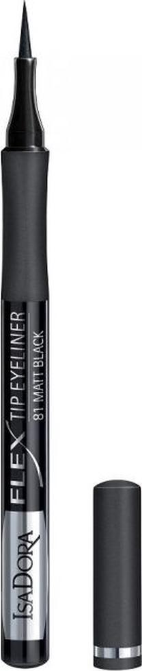 Acu zīmulis IsaDora Flex Tip Eyeliner Matt, 1.1 ml, melna krās. 81