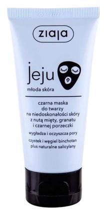 Sejas maska Ziaja Jeju Black Face, 50 ml, 12+