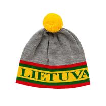 Kepurė Knitas Lietuva 236, pilka sp., Universalus