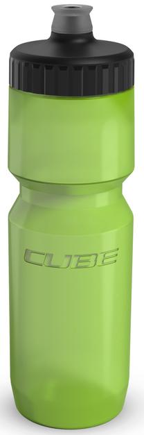 Ūdens pudele Cube Feather 12971, zaļa krās./pelēka krās., plastmasa, 0.75 l