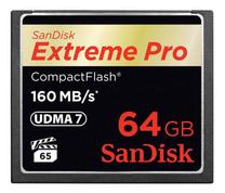 Atminties kortelė SanDisk Extreme Pro SDCFXP-064G-X46, 64 GB, 160 Mb/s - 150 Mb/s