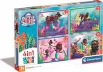 Пазл 4in1 Clementoni Disney Ariel 4in1 21533, 14 см x 19 см, 62 шт., многоцветный