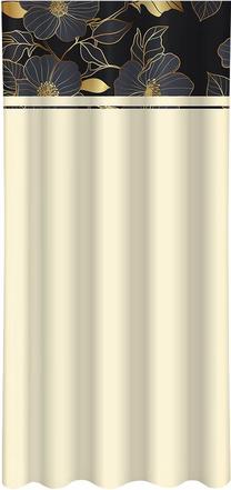 Nakts aizkari ZMK-072, zelta krās./melns krās./krēmkrāsa, 160 cm x 250 cm