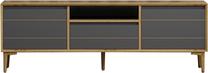 ТВ стол Kalune Design Lerry, антрацитовый цв., 150 см x 35 см x 50 см