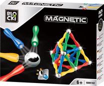 Магнитный конструктор Blocki Magnetic 468210, 63 шт., многоцветный