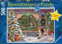 Пазл Ravensburger The Christmas Shop, 36 см x 49 см, 500 шт., многоцветный