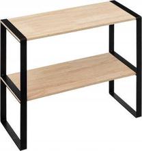 Riiul 5five Simply Smart Kitchen Shelf, 40 cm x 17.5 cm x 35 cm, metall/keskmise tihedusega puitkiudplaadid (mdf), must v./pruunikas v.