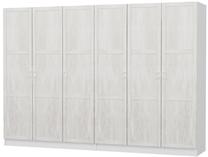 Skapis Kalune Design Kale 2452, balta krās., 52 cm x 270 cm x 190 cm