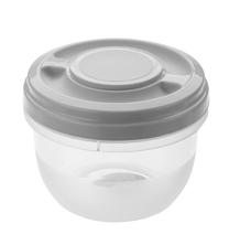 Lielapjoma produktu konteiners, 0.5 l, caurspīdīga krās./pelēka krās.