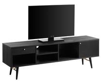TV staliukas Home4you Luxembourg, juoda sp., 40 cm x 150 cm x 50 cm