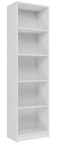 Spinta R50 Biel, balta, 30 cm x 50 cm x 181 cm