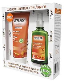 Kūno priežiūros rinkinys Weleda Arnica, 2 vnt.