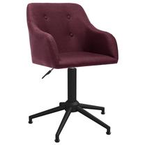 Darba krēsls VLX Swivel Office 330401, 53 x 51.5 x 77 - 89 cm, violeta krās.