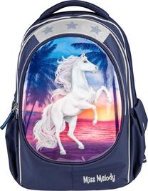 Skolas mugursoma Depesche Miss Melody Glitter Ocean, zila krās., 44 cm x 34 cm x 23 cm