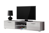 TV staliukas Cama Meble Soho 180, baltas, 180 cm x 43 cm x 37 cm